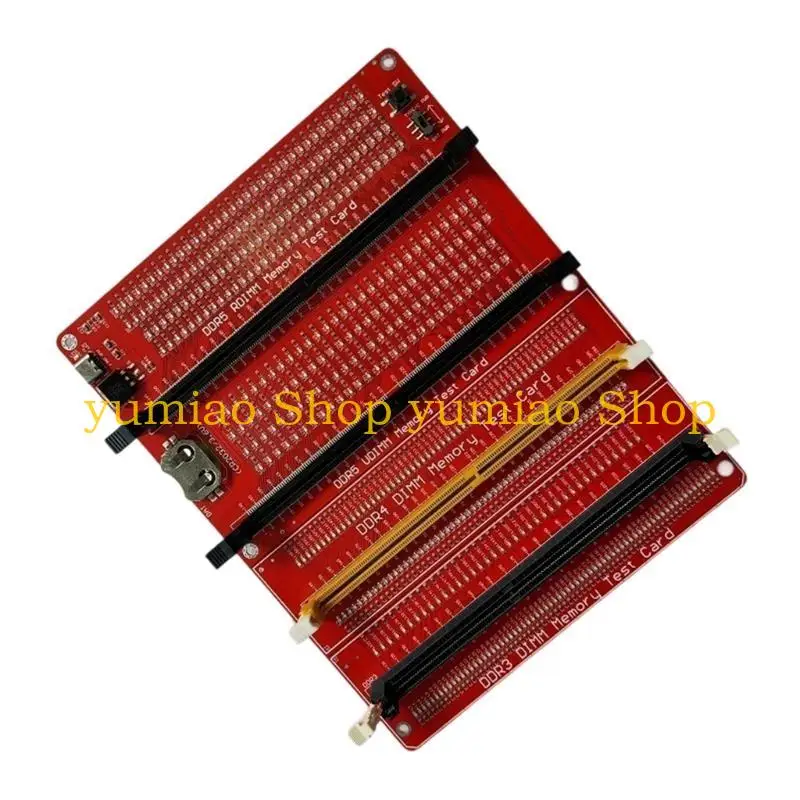 

587B Two Power Memory Diagnostic Tool Detecting DDR3 DDR4 DDR5 RAMs Contact Issue Via LED