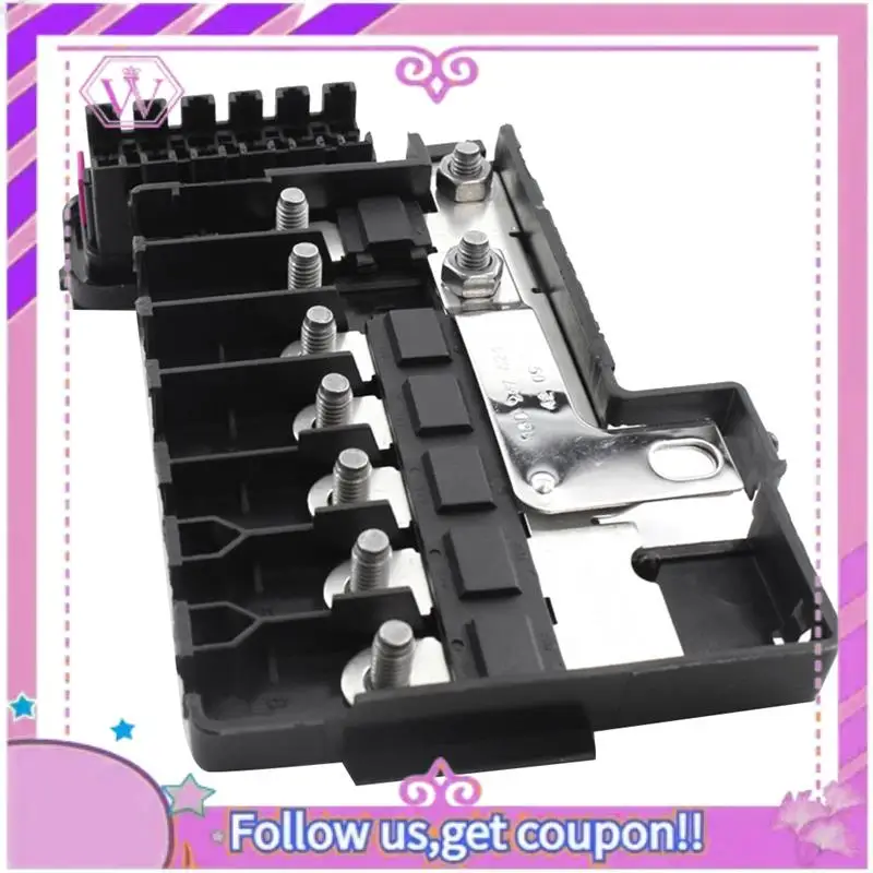 

Latest 6R0937548C 6R0937548F Fuse Box Battery Terminal Socket Holder For Jetta Polo 2011-2015 Skoda Octavia Rapid 2013-2015 Acce