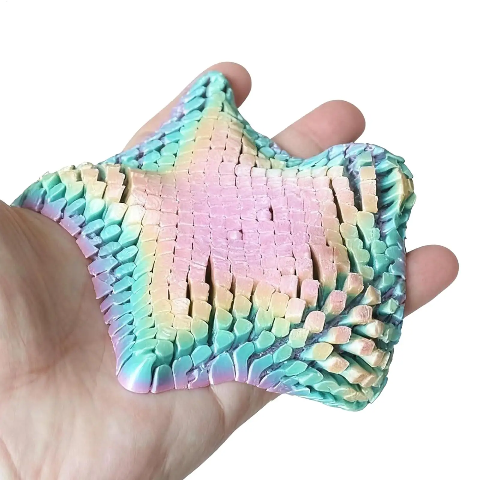 

3D Printed Starfish Ornament 12cm Marine Animal Decor Ocean Themed Desk Toy Movable Joints Stress Relief Home Office Gift