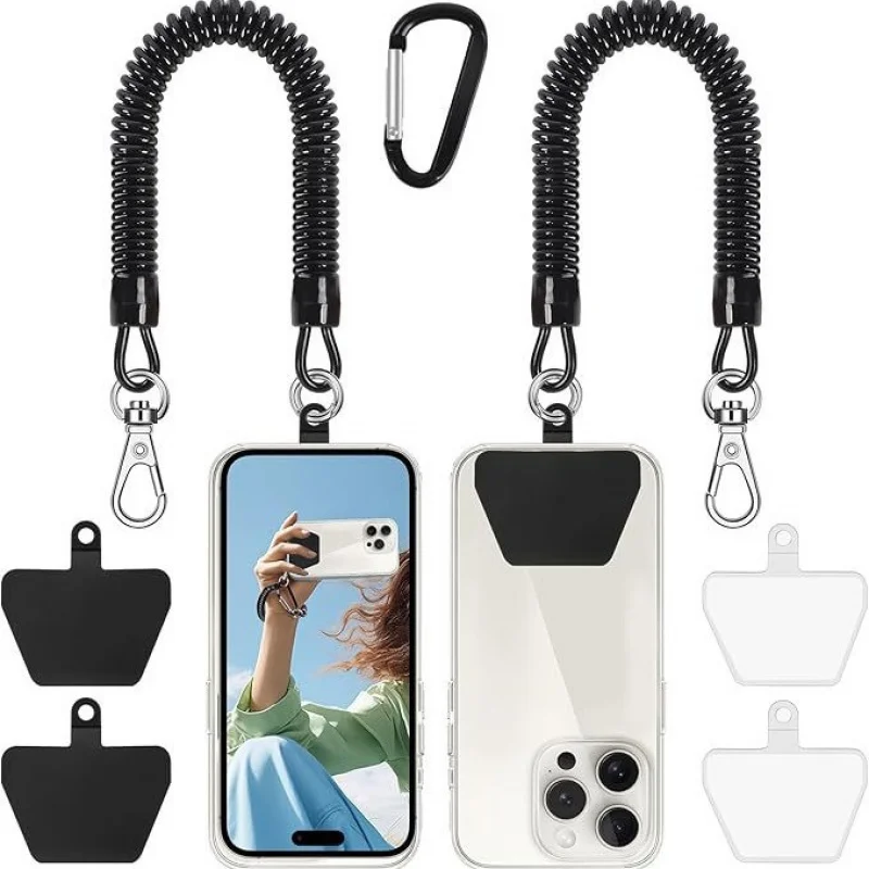 

Зажим для чехла для мобильного телефона, эластичный ремешок с защитой от потери и падения