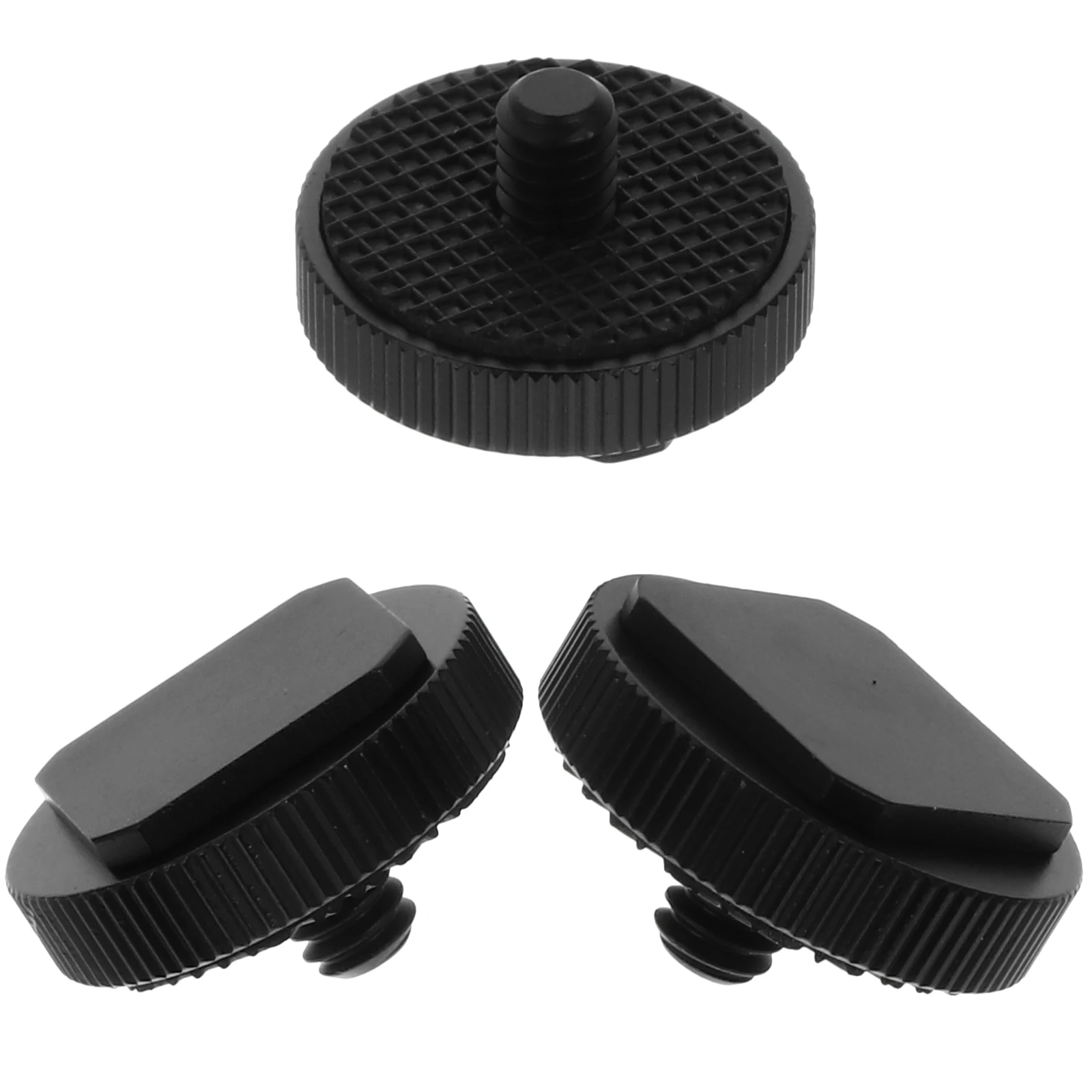 

3pcs 1/4 Inch Cold Shoe Mount Adapter For Camera Tripod Screw Dslr Light Monitor Rig Stand Durable Tripod Adapter