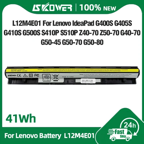 SKOWER L12M4E01 batería para Lenovo IdeaPad G400s G405s G410s G450S G500s G505s G510 S410p S510p Z710 G40-45/70 G50-30/45 Z40-70