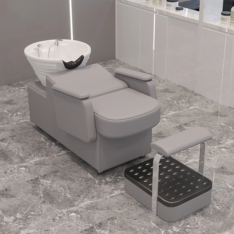 Reclining Simples Shampoo Chair Washing Hair Head Spa Hairwash Bed Water Therapy Lit Lavage De Cheveux Salon Furniture