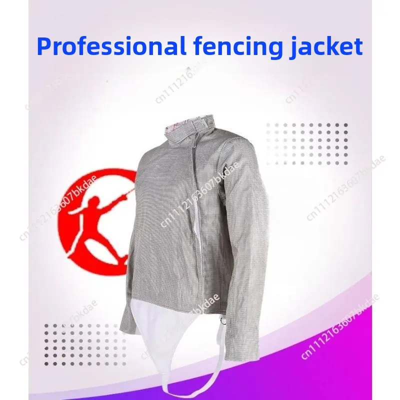 Electric Sabre Lame Jacket Long‑Sleeved Fencing Uniform Conductive Clothing For Children Adult Sabre Competition Training Gear