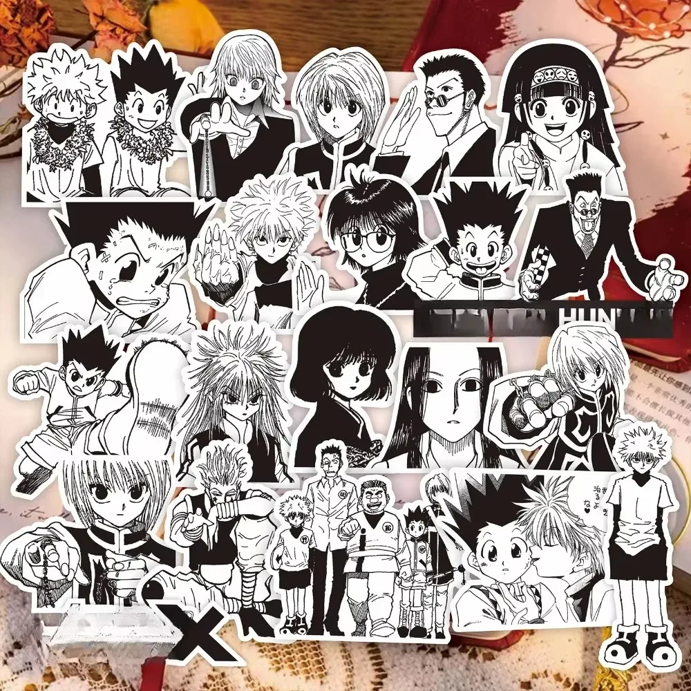 70Pcs Anime Full Time Hunter Graffiti Stickers Decoration Bicycle Motorcycle Tabletop Guitar Suitcase Laptop Phone Fridge