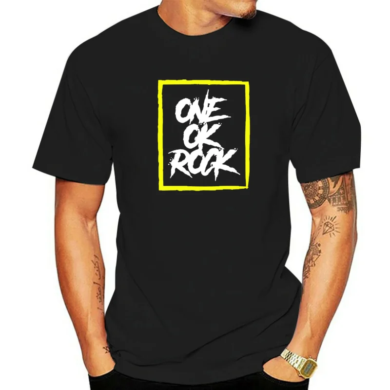 One Ok Rock Popular T Shirt Boyfriend Men T Shirt Cotton Crewneck Plus Size Short Sleeve Custom Men T-shirt