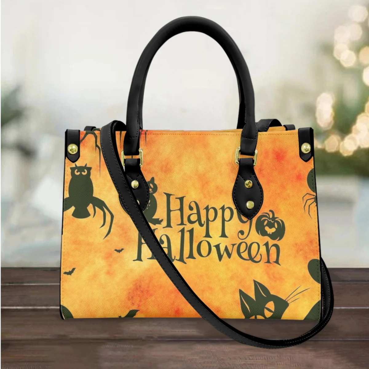 

FORUDESIGNS Happy Halloween Designs Women's Shoulder Bag Fashion Horror Ladies Handbags Luxury Female Tote Bags Nobleness