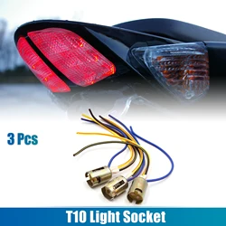 X AUTOHAUX 2/3/4/6pcs Auto 3 Wires 1157 Bulb Socket Brake Turn Signal Light Harness LED Lamp Adapter Car Replacement Accessories