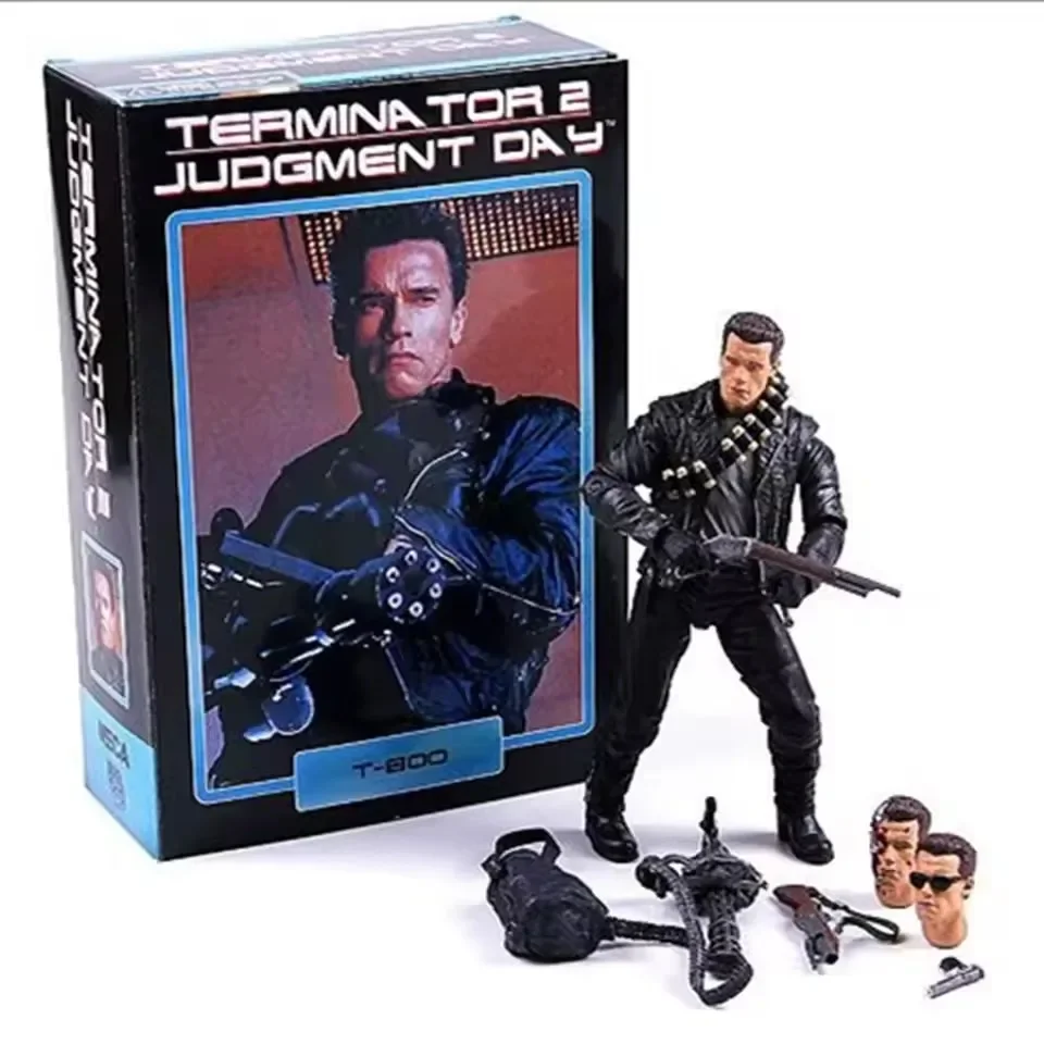 

In Stock Fast Ship NECA Terminator 2 Judgement Day Ultimate t-800 T-1000 Motorcycle Cop Action Figure