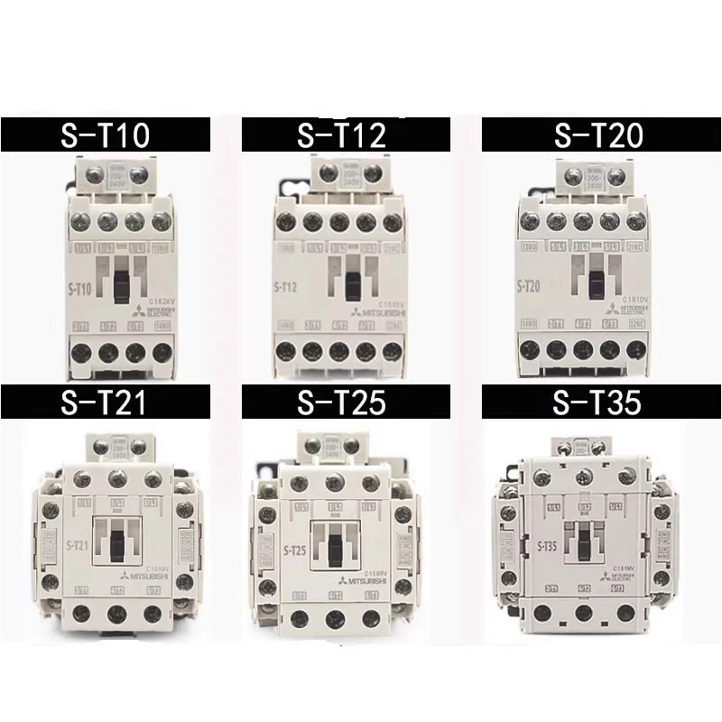 

AC Contactor S-T10 S-T12 S-T21 S-T25 S-T35 S-T50S-T65S-T80 24V 36V 48V 110V 220V 380V
