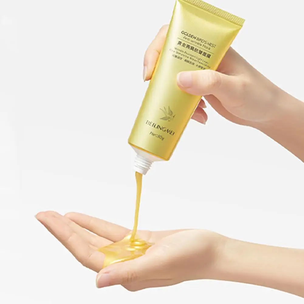 Golden Bird's Nest Anti-Wrinkle Peel Off Mask Remove Blackheads Acne Lifting Firming Oil-Control Shrink Pores Face Skin