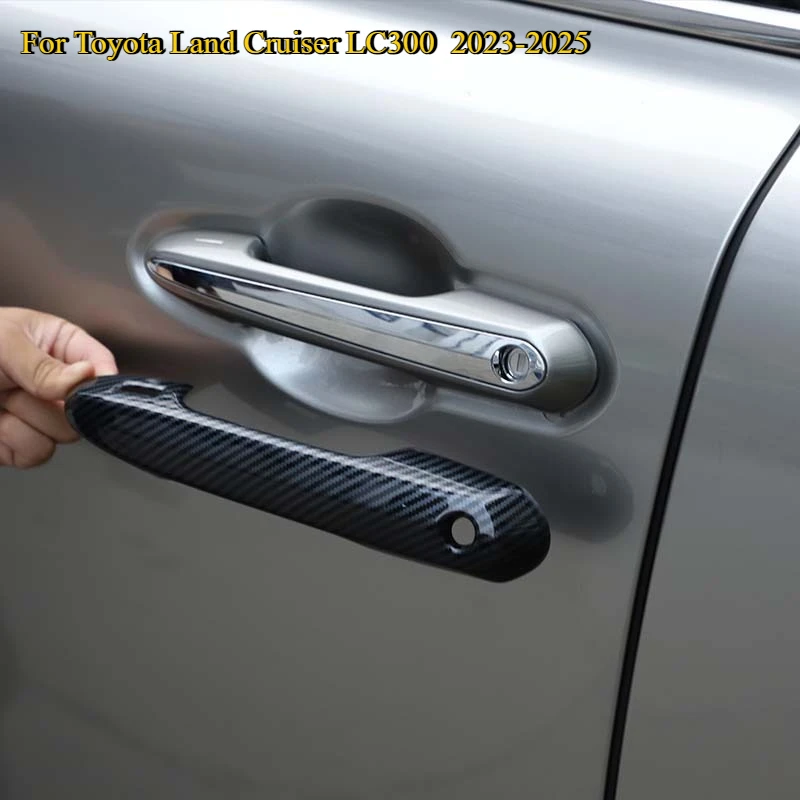 

For Toyota Land Cruiser 300 LC300/J300/ 23-25 modified External handle cover Car handle protective ABS special door handle