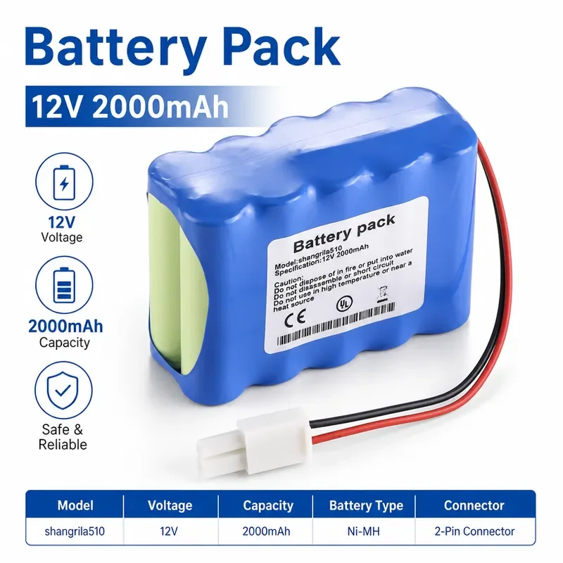 Replacement Battery for Aeonmed Yian Shangrila 510 SOLO Ventilator Compatible Power Supply Unit Long Lasting Rechargeable