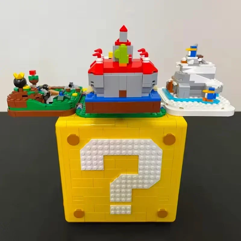 2064-teiliges Klassisches Spielmodell DIY Bausteine Spielzeug Fragezeichen-Box Konstruktions-Bausteine Spielzeug für Erwachsene Geburtstag Festival Geschenk – Detail 3