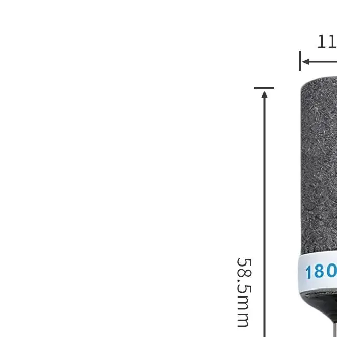 180 to 10000 Grit Sand Paper Bar Cylinder Grinding Head 2.35mm Shank for Rotary Tool Use in Wood Stone Metal and Finishing