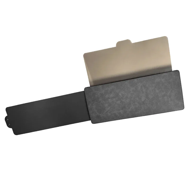 Plaque d'extension de visière en daim, mise à niveau avec plaque Anti-éblouissement, Modification de voiture pour bloquer l'autoroute longue Distance de la lumière du soleil
