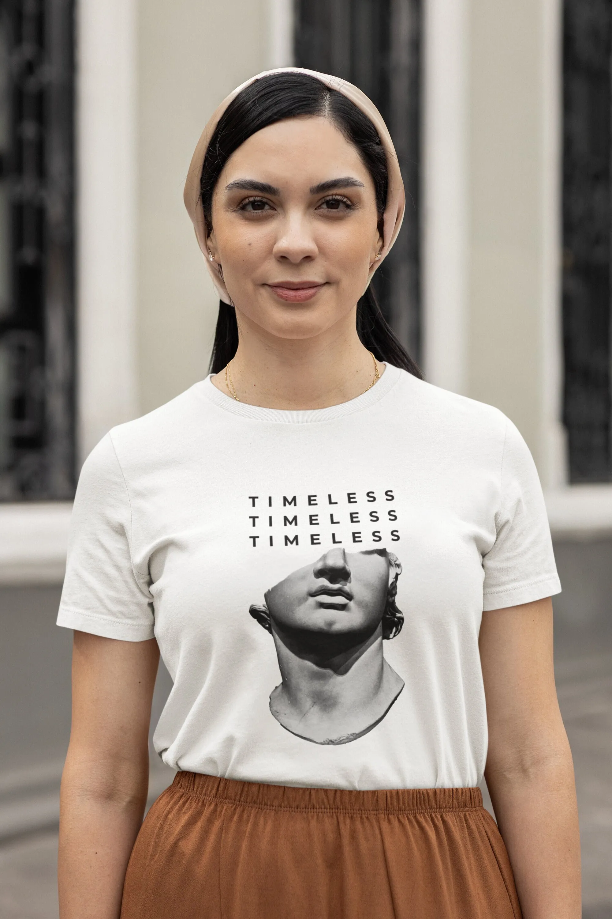 Timeless Roman Statue Art T Shirt Retro Rome Sculpture With Design For History Lovers