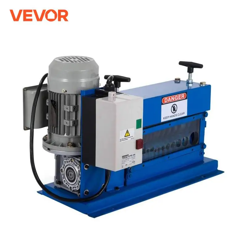 VEVOR  Portable Power Electric Wire Stripping Machine 370W 11 Channels 10 Blades for Recycling Copper Wire