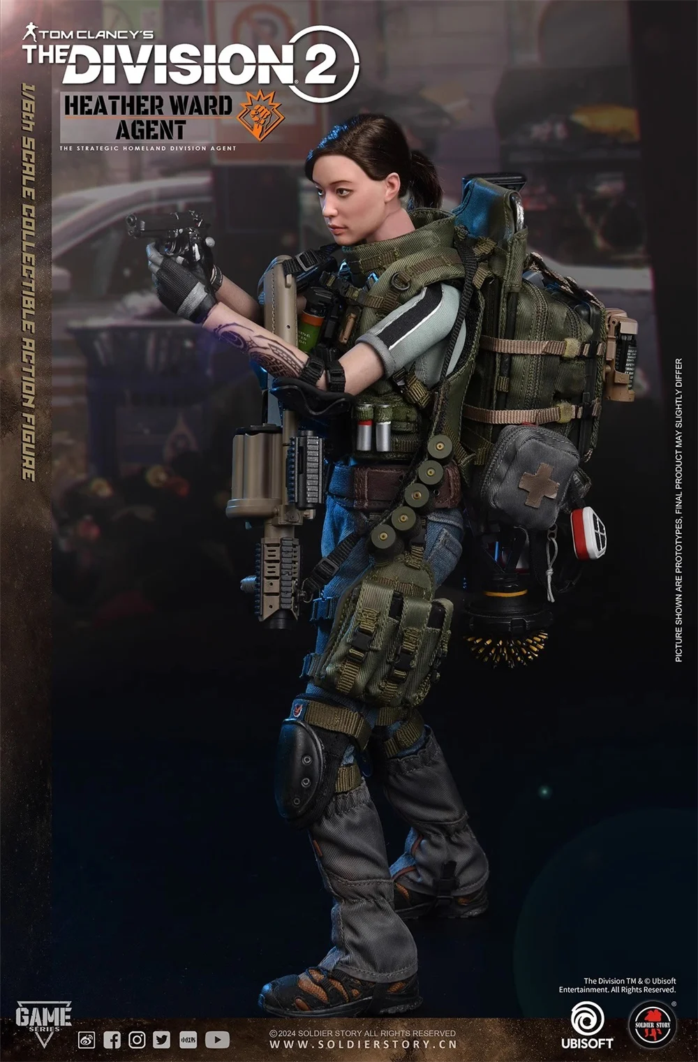 1/6 Soldierstory SSG009 Soldier Female Agent Ward Operation Game Charactor Unit Full Set Toys Model For Fans Collect