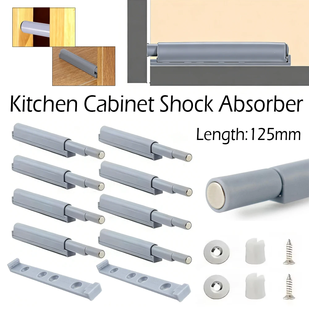 5-20Pcs Magnetic Push Latches for Cabinets Push to Open Cabinet Buffers Door Push Touch Latch Kitchen Doors Adjustable Catches