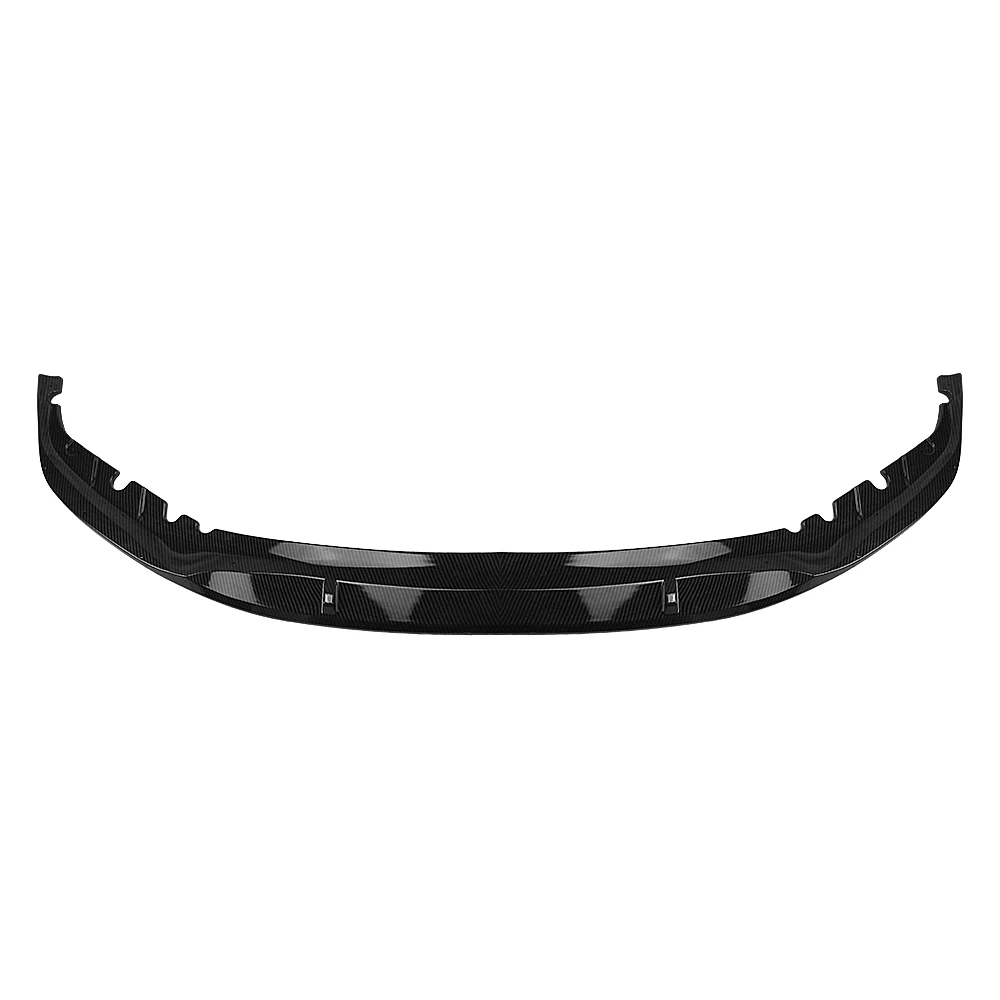 Front Bumper Spoiler Lip For BMW G30 G31 M Tech Sport 2017-2020 5 Series 520i 525i 530i 540i Carbon Look/Gloss Black Splitter