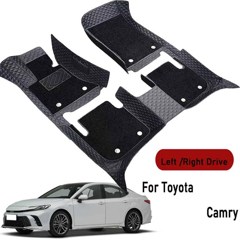 Alfombrillas para Auto Toyota Camry 2006 2007 2008 2009 2010-2025, Alfombras Personalizadas, Cubierta de Alfombra para Automóvil, Accesorios Interiores