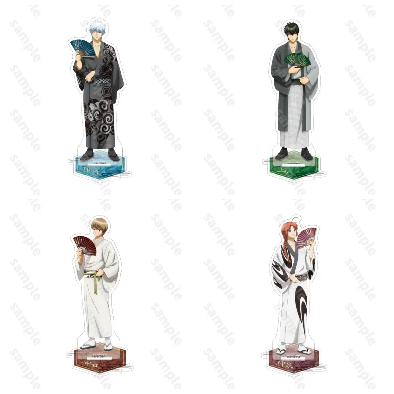 15CM GINTAMA Anime Figures Sakata Gintoki Kamui Okita Sougo Acrylic Stands Model New Style Decor Prop Birthday Gift