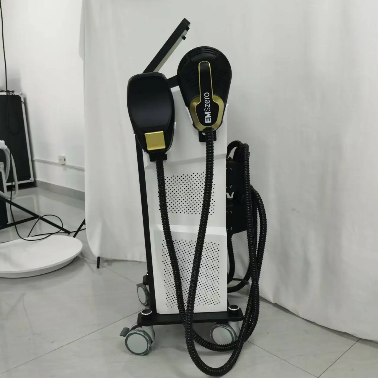 Myoslim 6500 Вт 15 Tesla Neo RF EMS машина для скульптуры тела, технология для похудения, стимуляция мышц, скульптура, складной скул