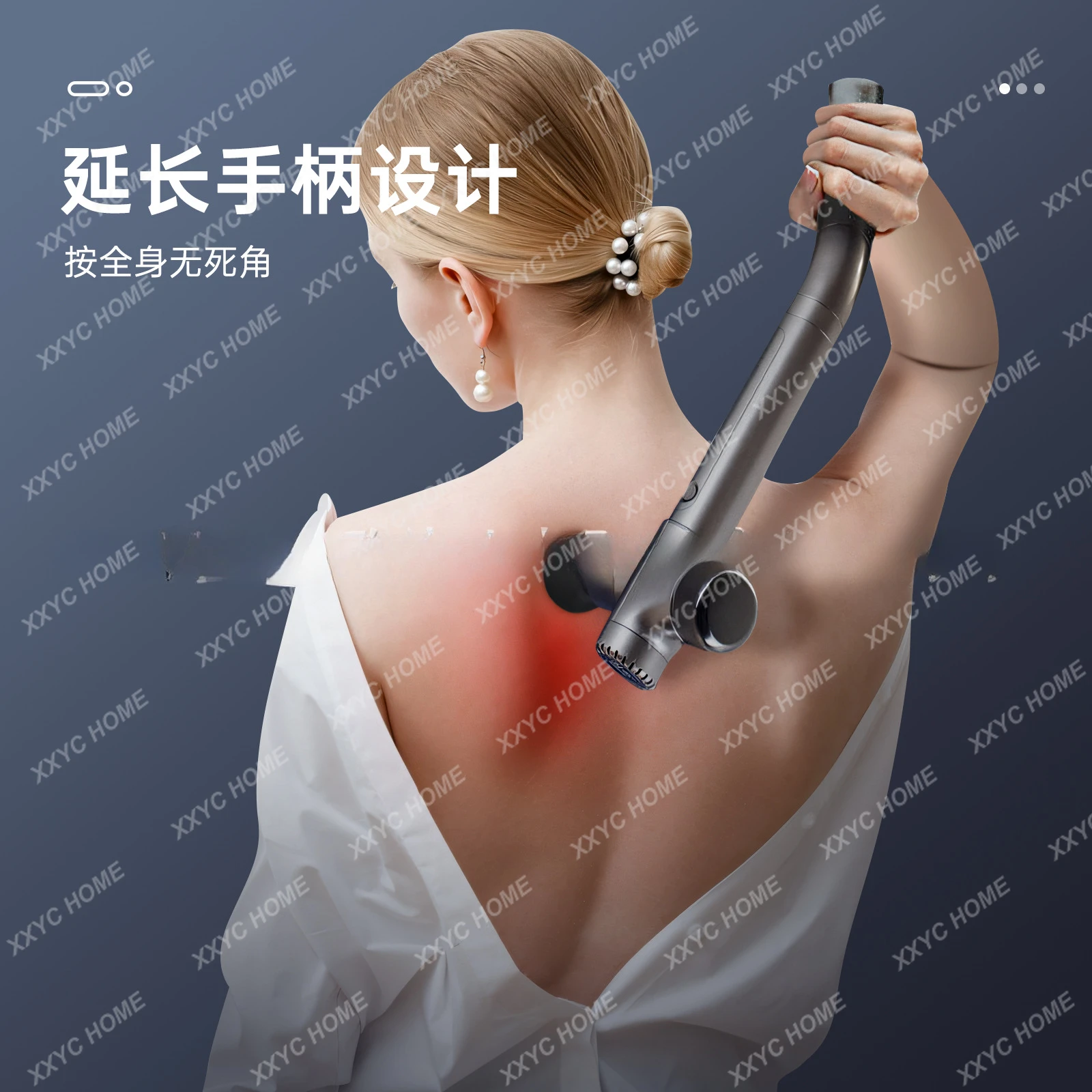 Back Muscle Massager Long Handle Massage Gun