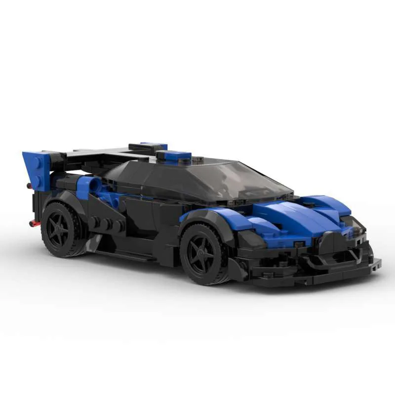 Vision-GT Bolide MOC Speed Champions Building Blocks City Sports Racing Vehicle Toys SuperSports Car Garage Toys for Boy