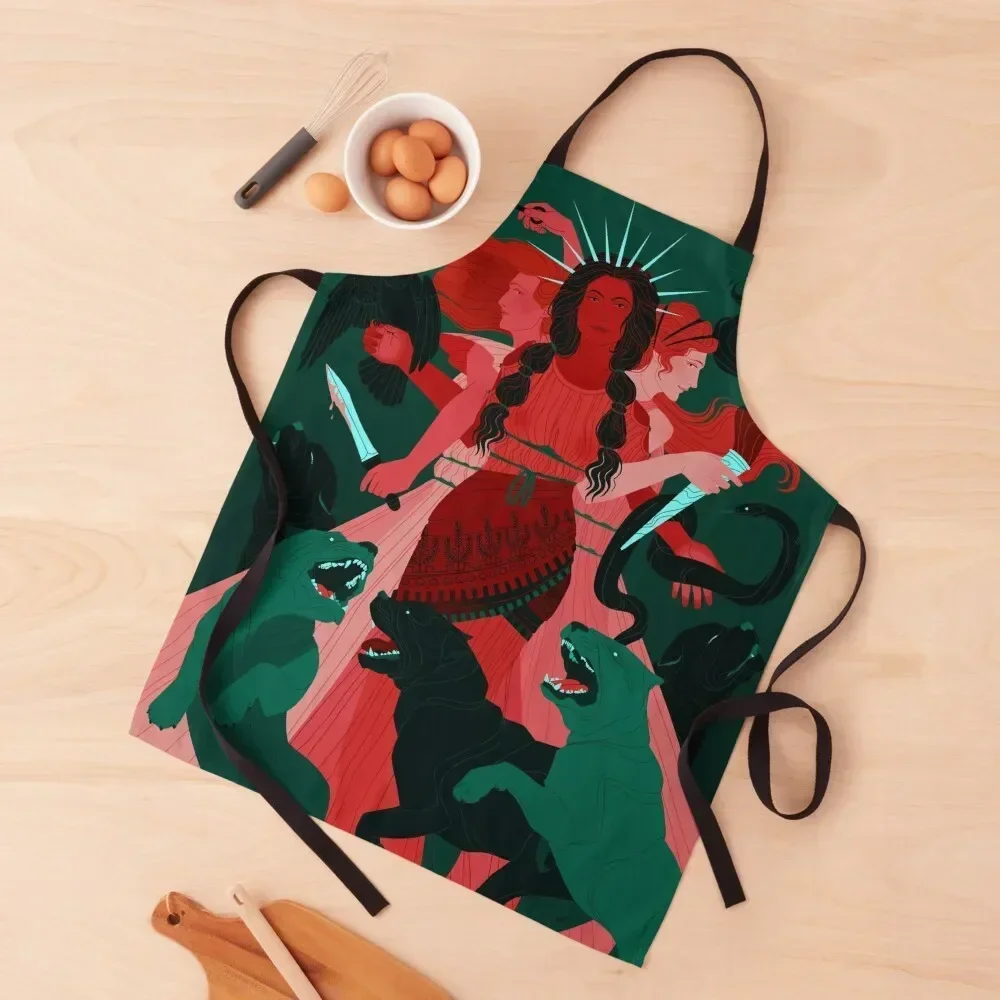 

Hecate Apron chef costume Art professional kitchen Cute Kitchen Apron