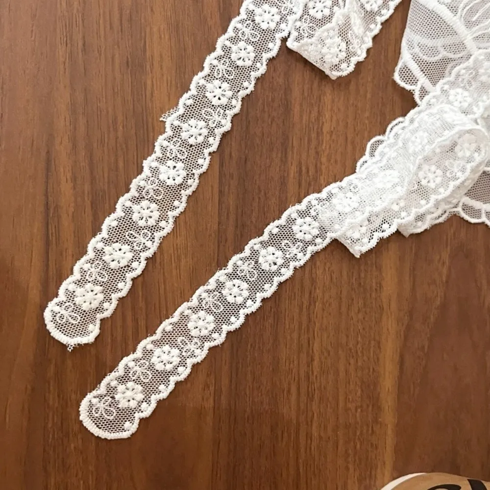Trendy Jeans Decor Lace Fart Curtain Slim Fit Y2K Hip Curtain Pretty Versatile Mini Skirt Summer