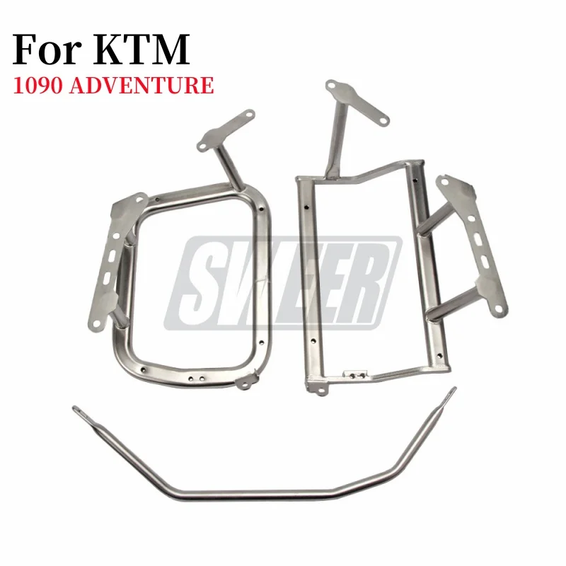 Universal Motorcycle Side Rear Luggage Box Rack Carrier Mounting Bracket Quick Release Stainless Steel For KTM 1090 ADVENTURE