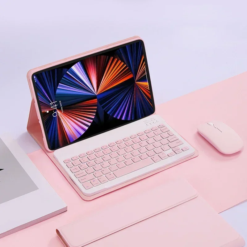 Custodia per tastiera per Honor Pad X8a 11 pollici 2024 Custodie con tastiera e mouse Tastiera staccabile Supporto per tablet Cover Funda
