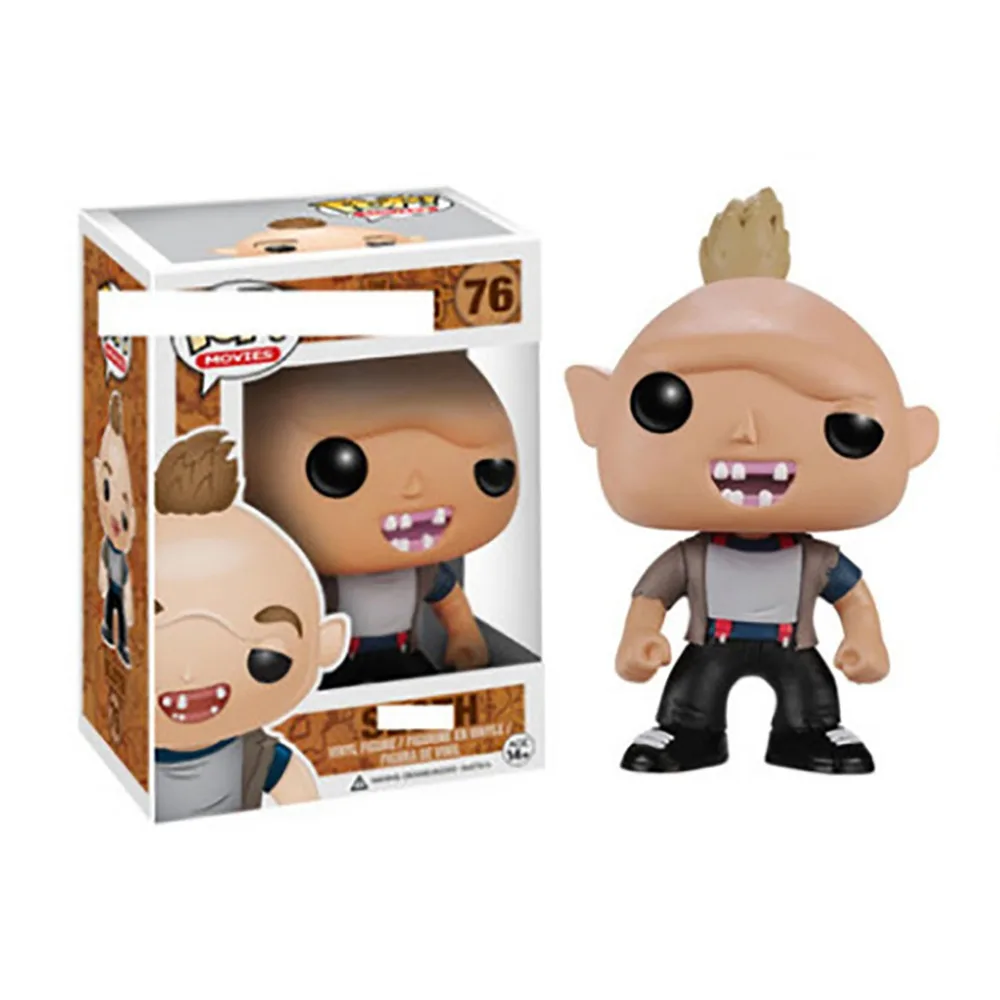 FUNKO POP The Goonies Holiday Collection Toy Figures Dolls Sloth Mikey Mouth Chunk Model Ornament Funny Christmas Gift Handmade