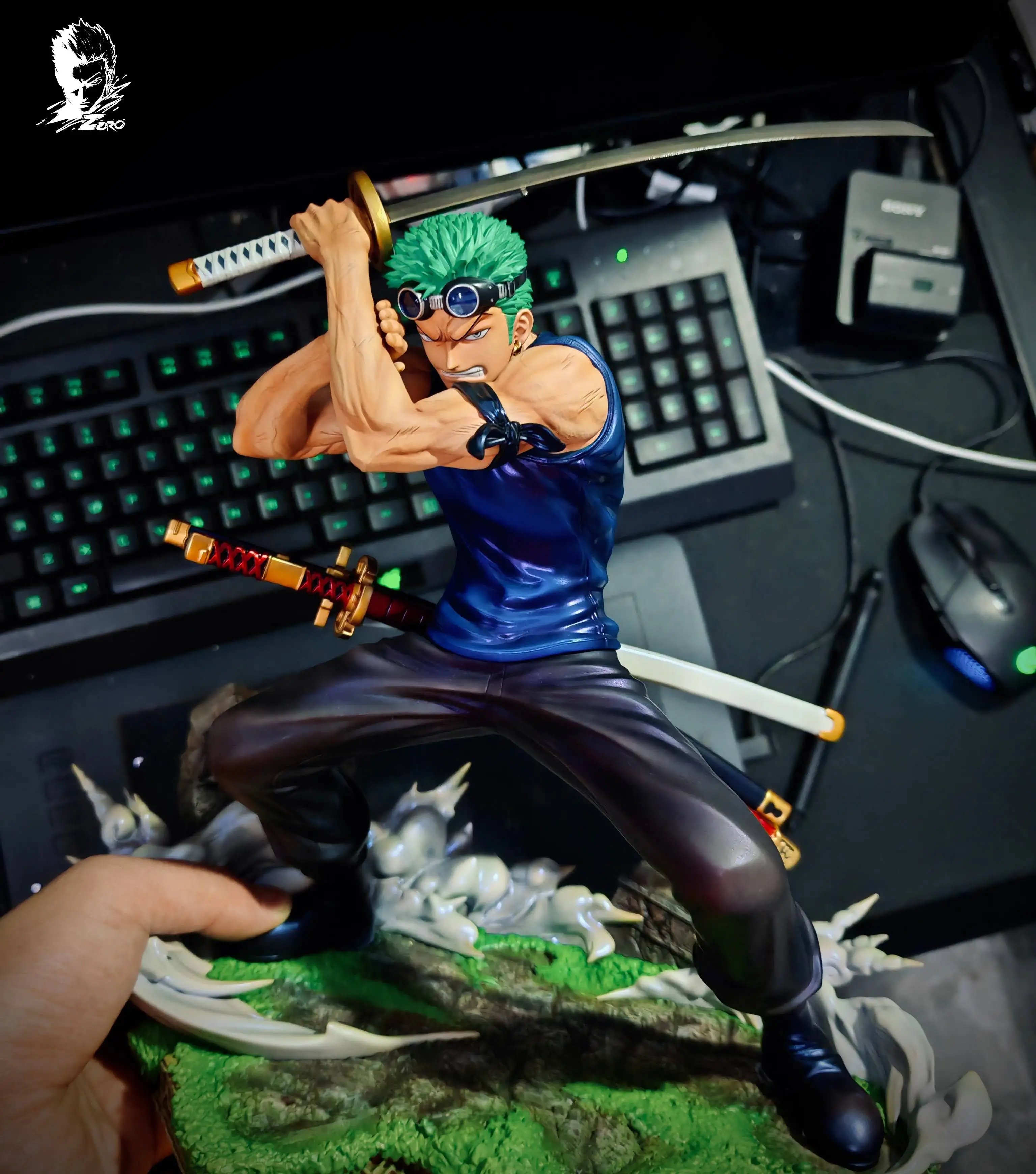 [Yihong] Ghost Valley, Green Algae Head, Sky Island Sauron ONE PIECE Navigation King GK Limited Edition Figure Statue Model