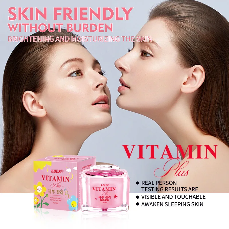 Vitamin Brightening Face Cream Hydrating Corrector Moisture Dull Skin,Non-Greasy Daily Moisturizer Natural Radiance Revival