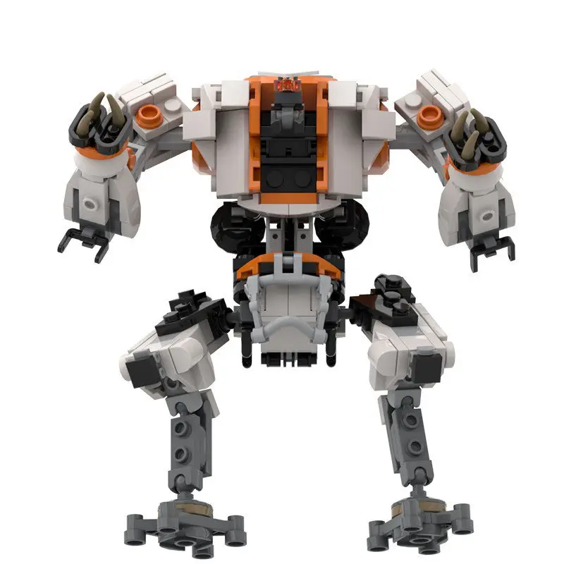 MOC Kreative Spielserie Todesgott Mech Krieger Baustein-Modell Sammlerstück DIY Erwachsenen-Montage-Spielzeug Geburtstagsgeschenk Dekoration – Detail 4