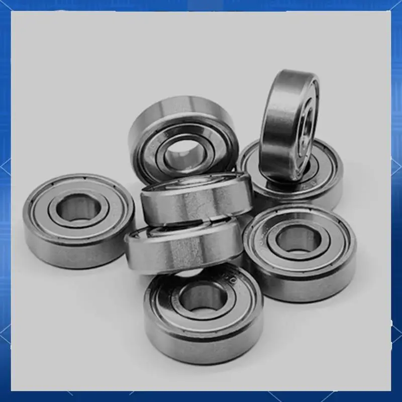 

ABJV 10Pcs 8X22x7mm S608ZZ Stainless Steel Mute Deep Groove Ball Bearing Waterproof Wear Resistant Toy Skateboard Bearings