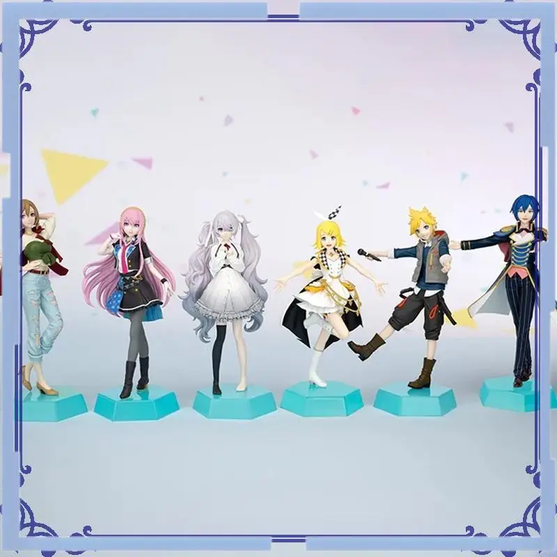 

Оригинальная игрушка SEGA HATSUNE MIKU: ЦВЕТНАЯ Сцена для украшения рабочего стола Megurine Luka Kagamine Rin MEIKO Kagamine Len KAITO