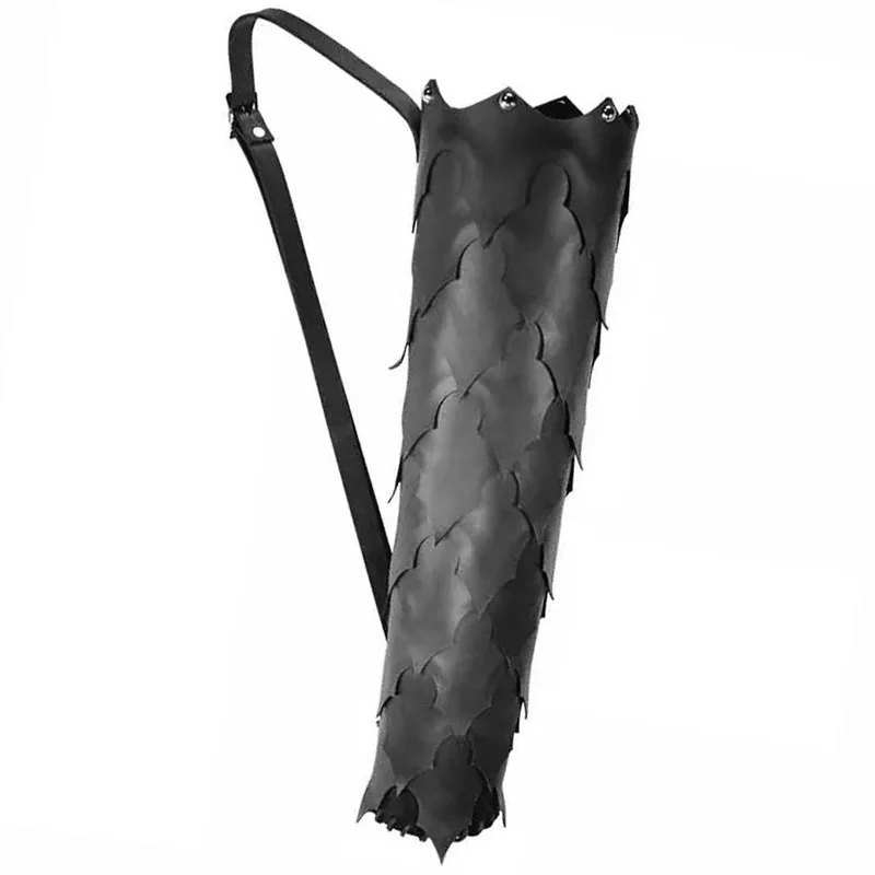 เข็มขัดสะพายไหล่สำหรับนักธนูยุคกลาง พร้อมที่ใส่ลูกธนู อุปกรณ์คอสเพลย์นักล่าเอลฟ์ยุคเรอเนซองส์ อุปกรณ์ประกอบฉากสำหรับเล่นบทบาทสมมติ