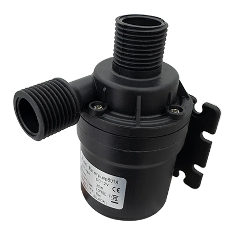 Silent DC12V Brushless Motor DC24V 1000L/H 8M Head 1/2\