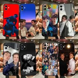 Etui na telefon Marcus And Martinus Music do iPhone 15,14,13,12,11, Plus, Pro Max, XS, X, XR, SE, Mini, 8,7 Miękka silikonowa czarna obudowa