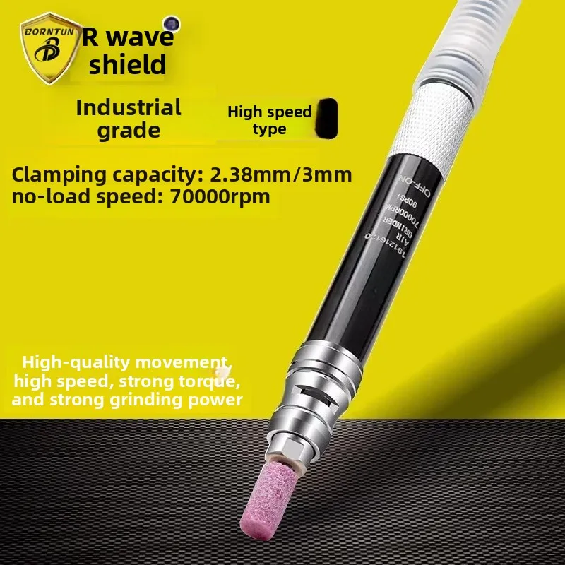 

Пневматическая гравировальная ручка Wave Shield (2,38 мм/3 мм) для шлифовки и гравировки, модель BD-0161