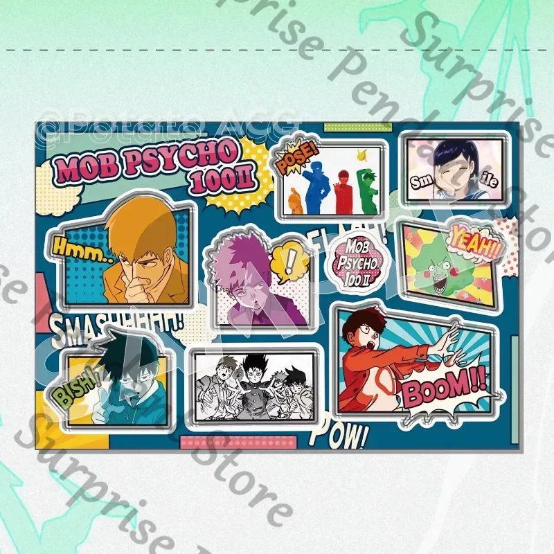Mobu Saiko Hyaku Mob Psycho 100 Anime Ambush Kageyama Shigeo Reigen Arataka Handmade DIY Acrylic Unboxing Fun