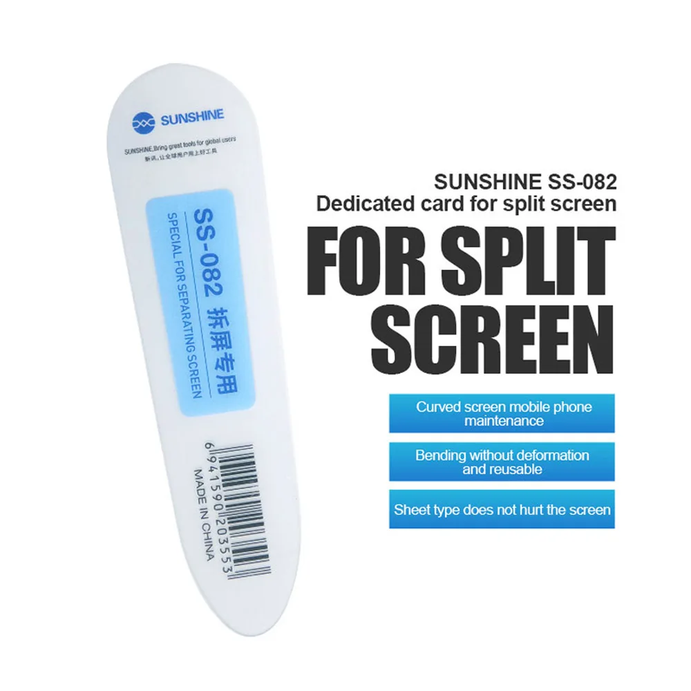 Ultrathin หน้าจอโค้งถอดการ์ดสำหรับซ่อมโทรศัพท์หน้าจอ LCD Removal กลางเปิดเครื่องงัด