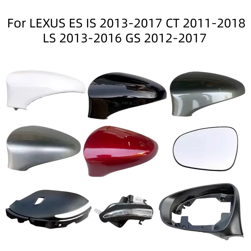 LHD Side Rearview Mirror Cover For LEXUS ES IS 2013-2017 CT 2011-2018 LS 2013-2016 GS 2012-2017 RC Auto Exterior Accessory