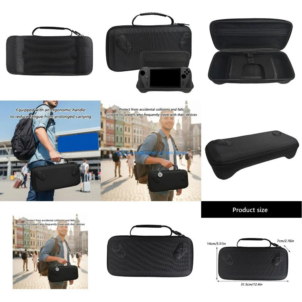 

H9EB Game Console Bag for ROG X Shockproof Protector Travel Carrying Case
