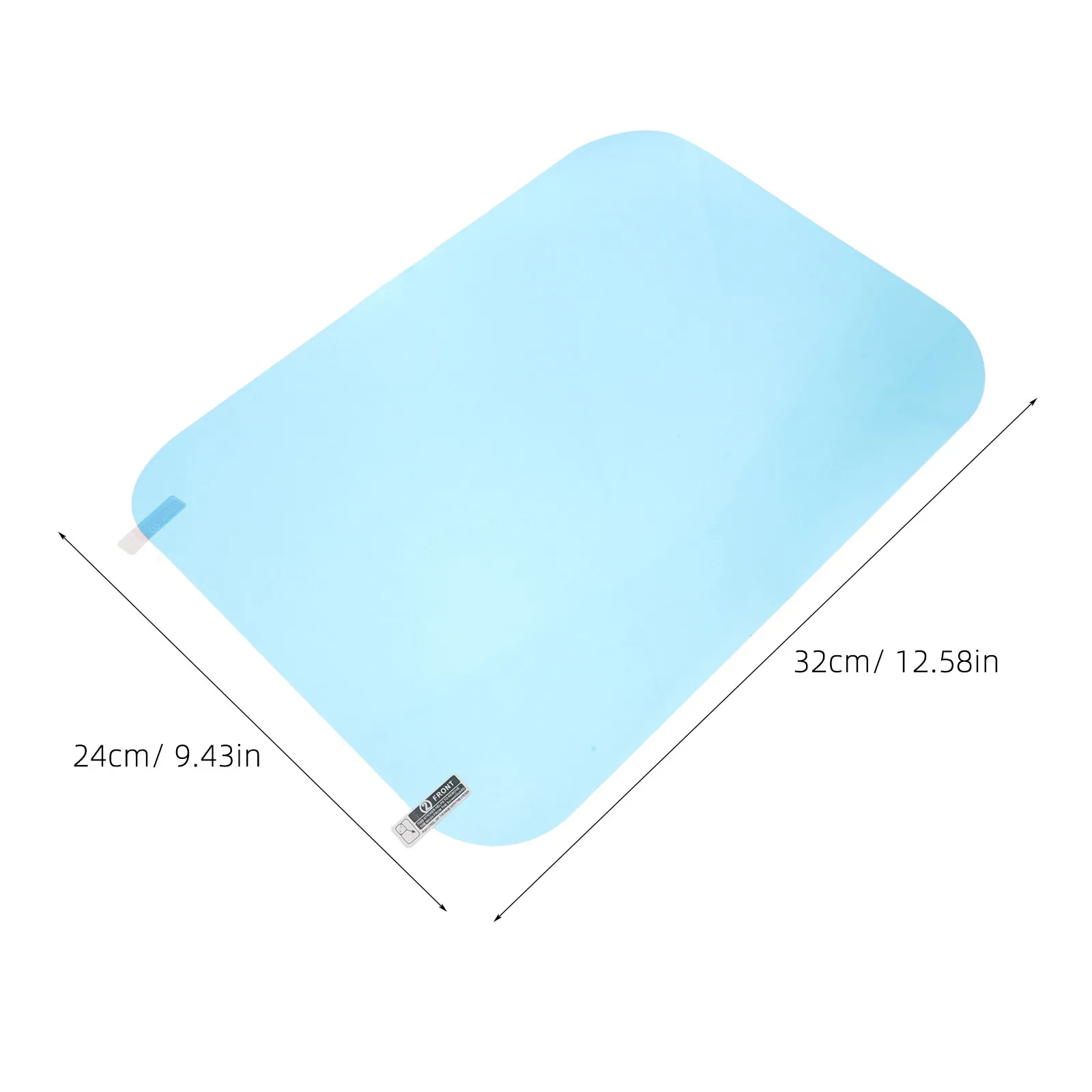 2Pcs Shower Mirror Anti Fog Film Bathroom Protective Waterproof Sticker Clear Sheet Hotel Home Rv Glass Defogger - view 3