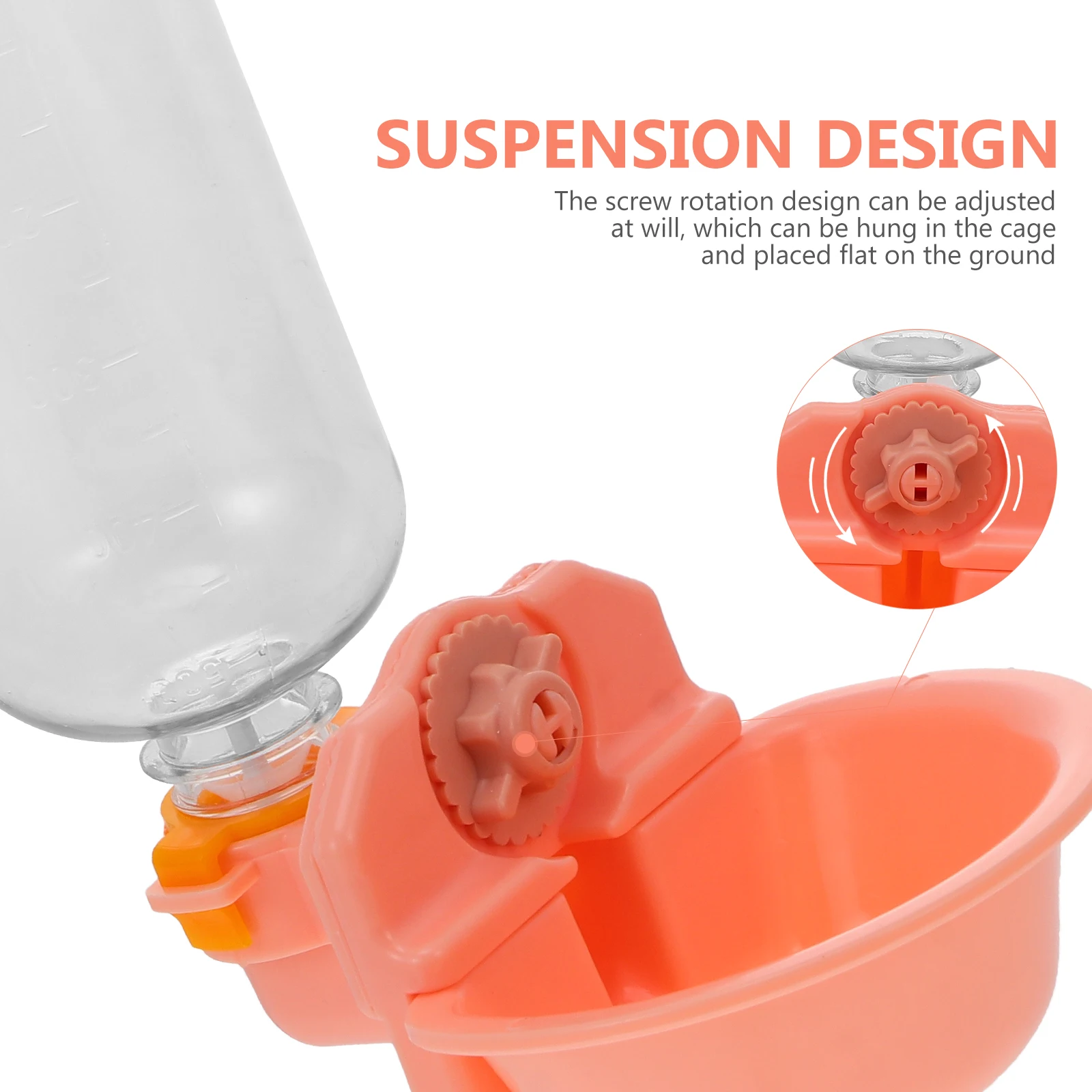 

Pet Water Fountain Automatic Drinker Dispenser Feeder Supplies Holder Feeding Bowl